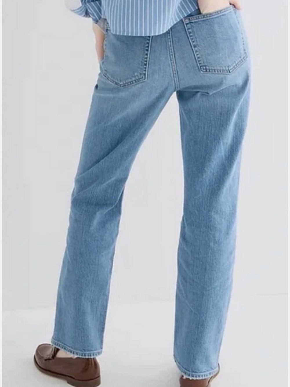 NWT J.CREW Retail Women’s Slim Boyfriend Jean in Vail Wash. size 32 - Picture 7 of 7
